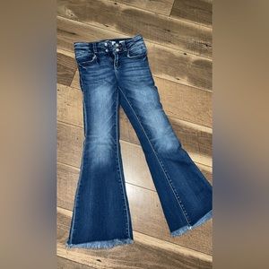 Girls Size 8 KanCan mid rise flares